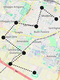 Immagine dell'itinerario Itinerario di test